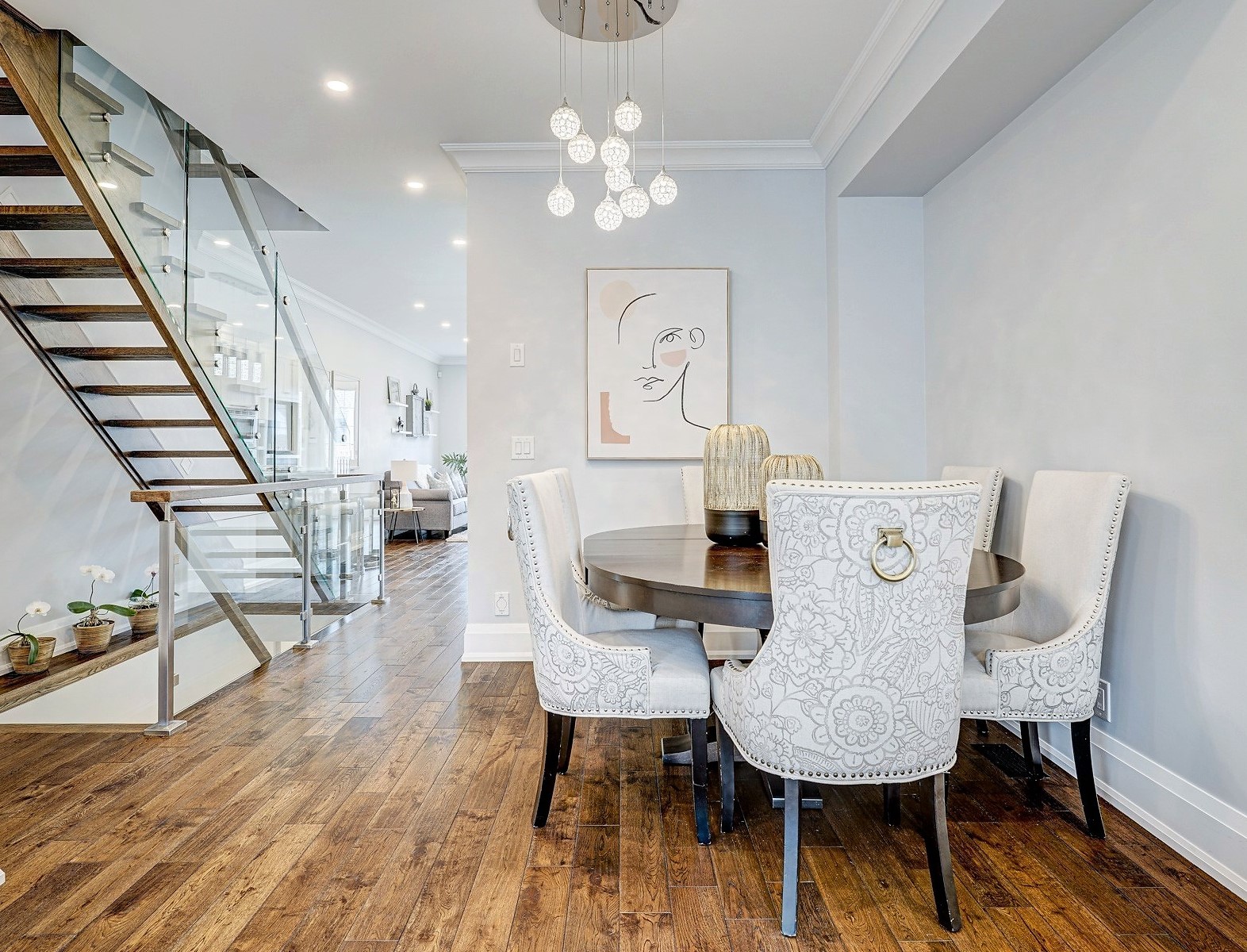 Bedford Park Ave Toronto home staging Dining Area