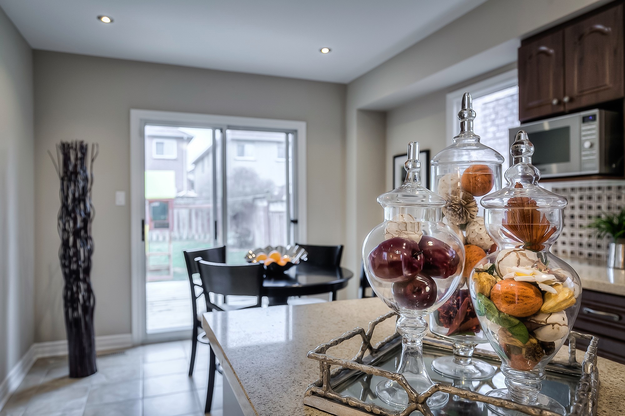 Kitchen counter top home staging