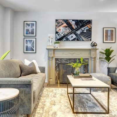 Decorated Living room in Forest Hill