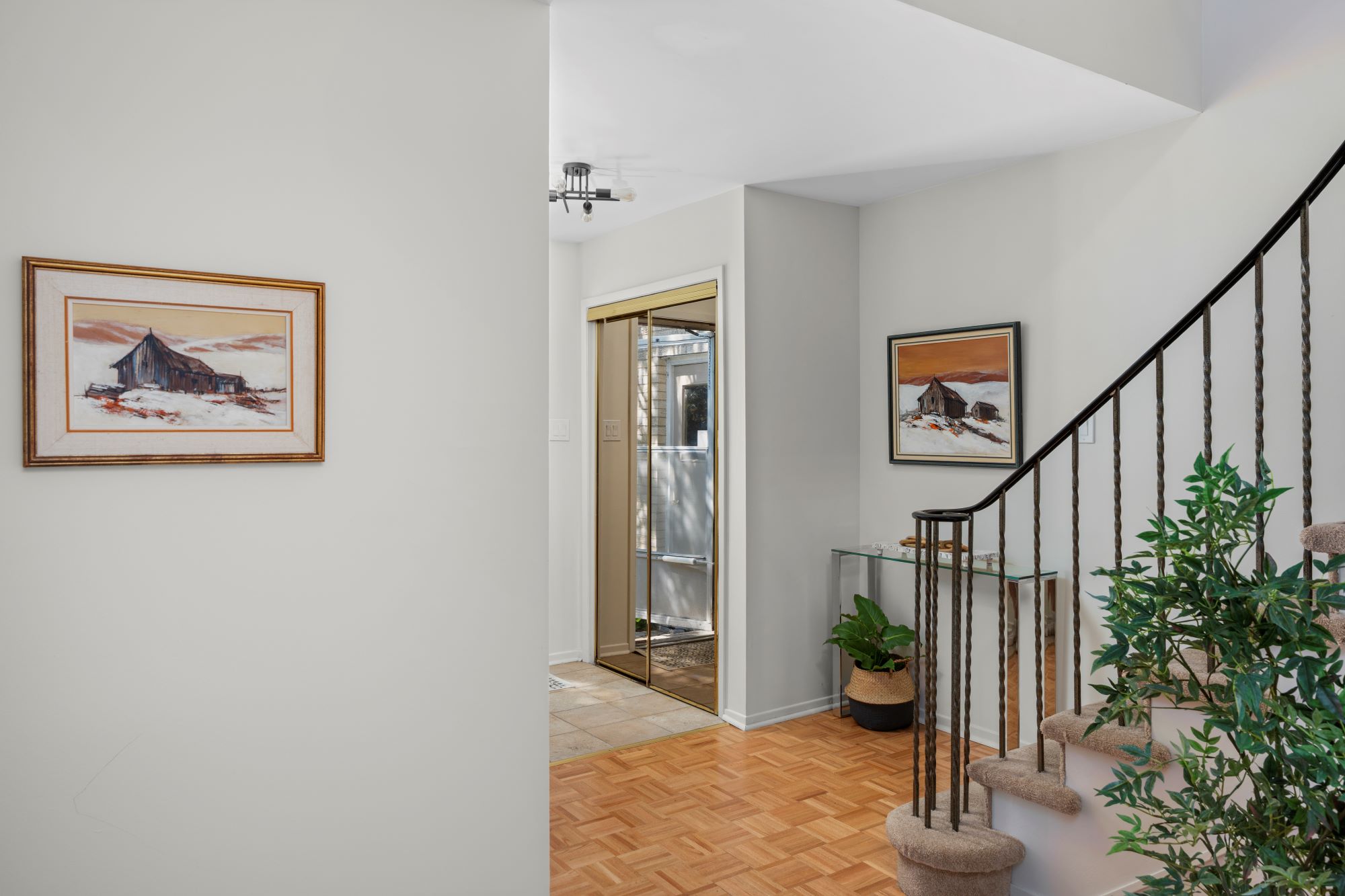 Toronto home staging project featuring a welcoming entryway - designed to maximize buyer appeal