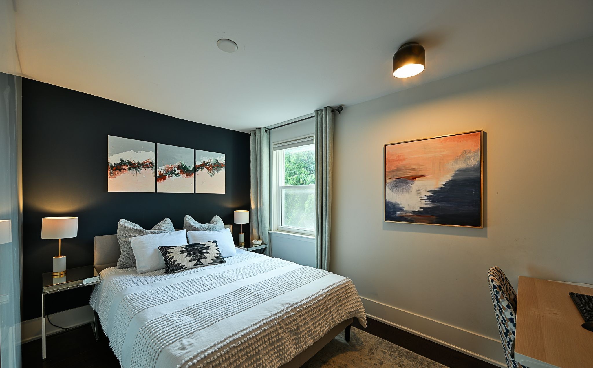 East York staged bedroom